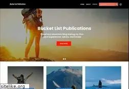 Sites similar to bucketlistpublications.com