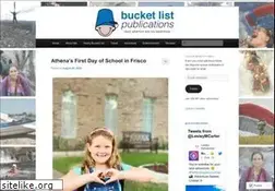 Sites similar to bucketlistpublications.org