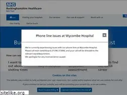 Sites similar to buckshealthcare.nhs.uk
