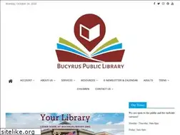 Sites similar to bucyruslibrary.org