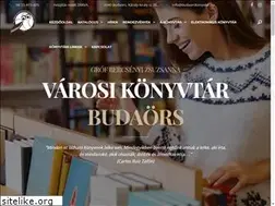 Sites similar to budaorskonyvtar.hu