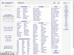Sites similar to budapest.craigslist.org