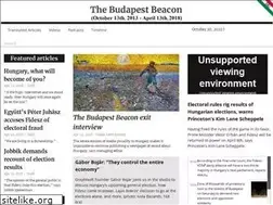 Sites similar to budapestbeacon.com