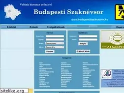 Sites similar to budapestiszaknevsor.hu