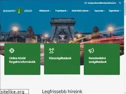 Sites similar to budapestkozut.hu