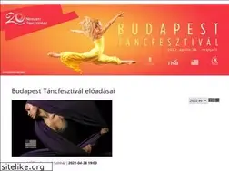 Sites similar to budapesttancfesztival.hu