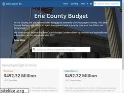 Sites similar to budget.eriecountypa.gov