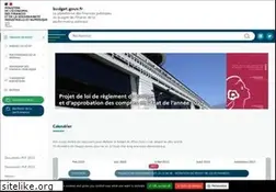 Sites similar to budget.gouv.fr