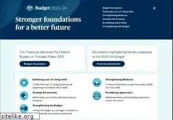 Sites similar to budget.gov.au
