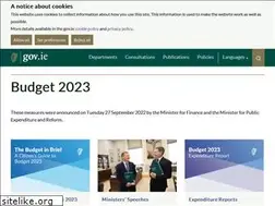 Sites similar to budget.gov.ie