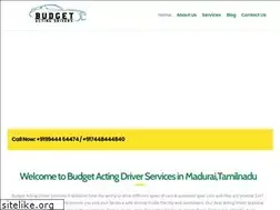Sites similar to budgetactingdriver.in