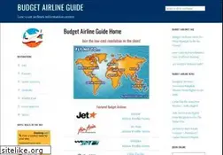 Sites similar to budgetairlineguide.com