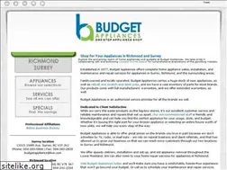 Sites similar to budgetappliances.ca