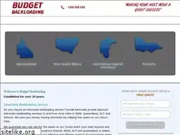 Sites similar to budgetbackloading.com.au