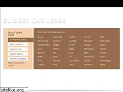 Sites similar to budgetcarlease.com