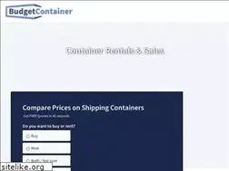 Sites similar to budgetcontainersales.com