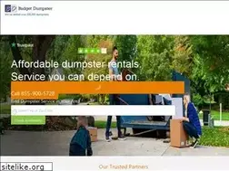 Sites similar to budgetdumpster.com