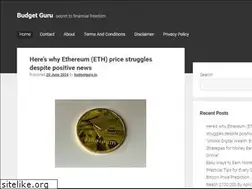 Sites similar to budgetguru.in