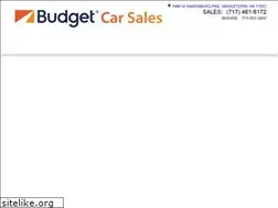 Sites similar to budgetharrisburgsales.com