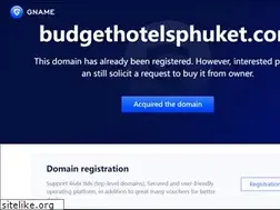 Sites similar to budgethotelsphuket.com
