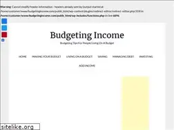 Sites similar to budgetingincome.com