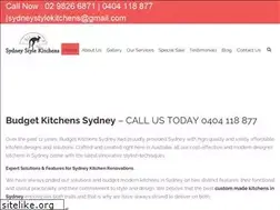 Sites similar to budgetkitchenssydney.com.au