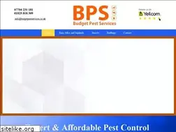 Sites similar to budgetpestservices.co.uk