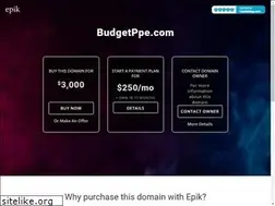 Sites similar to budgetppe.com