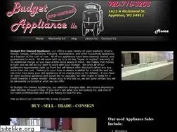 Sites similar to budgetpreownedappliance.com