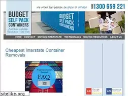 Sites similar to budgetselfpackcontainers.com.au