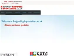 Sites similar to budgetshippingcontainers.co.uk