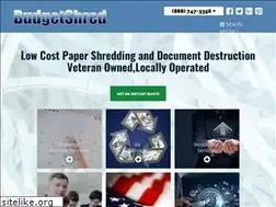 Sites similar to budgetshred.com