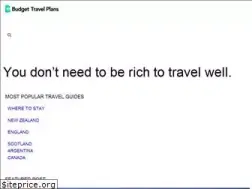 Sites similar to budgettravelplans.com