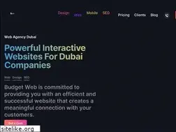 Sites similar to budgetweb.ae