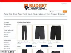 Sites similar to budgetworkwear.co.nz