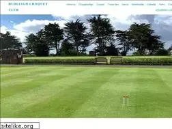 Sites similar to budleighcroquet.org