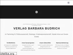 Sites similar to budrich.de