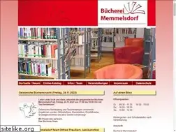 Sites similar to buecherei-memmelsdorf.de