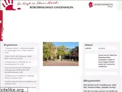 Sites similar to buergerhaushalt-langenhagen.de