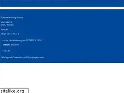 Sites similar to buergerinfoworms.de