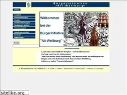 Sites similar to buergerinitiative-alt-weilburg.de