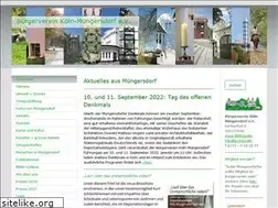 Sites similar to buergerverein-koeln-muengersdorf.de