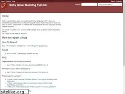 Sites similar to bugs.ruby-lang.org