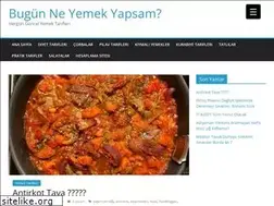Sites similar to bugunneyemekyapsam.com