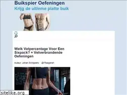 Sites similar to buikspieren-oefeningen.nl