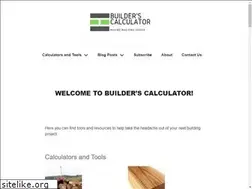 Sites similar to builderscalculator.com
