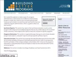 Sites similar to buildingbetterprograms.org
