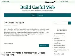 Sites similar to buildusefulweb.com