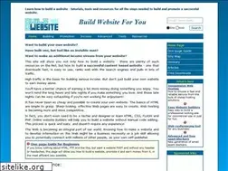 Sites similar to buildwebsite4u.com
