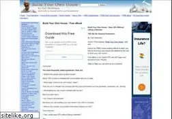 Sites similar to buildyourownhouse.com